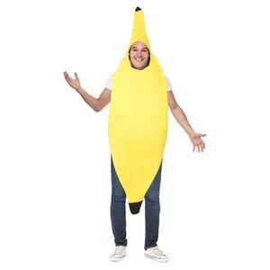 Smiffys Unisex Adult Banana Costume / Yellow